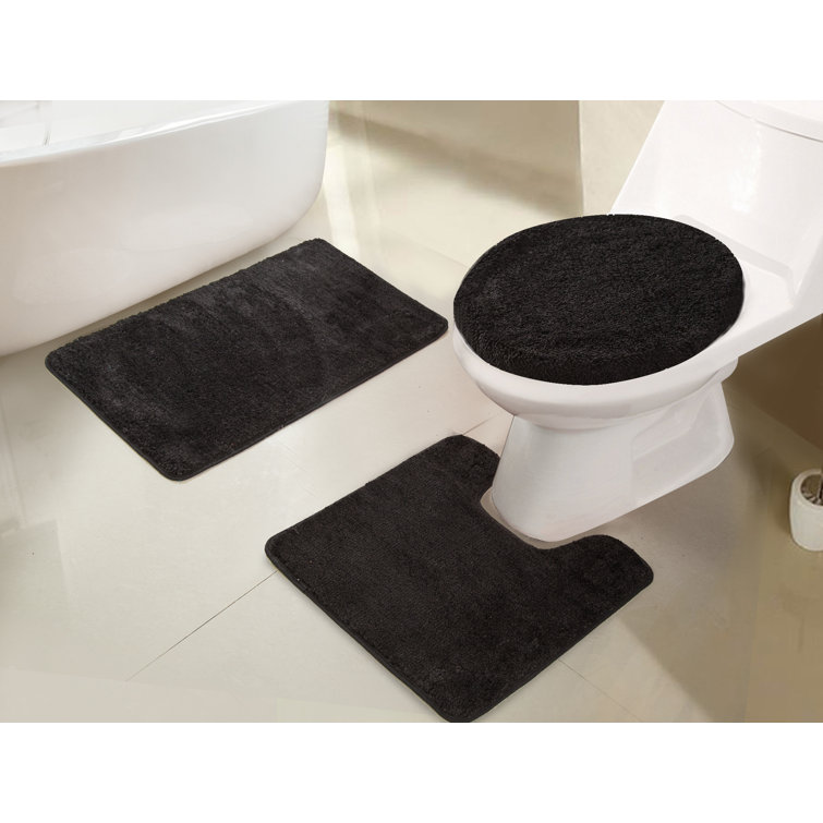 Winston Porter Latifah Multiple NonSlip 3 piece Bath Rug Set & Reviews
